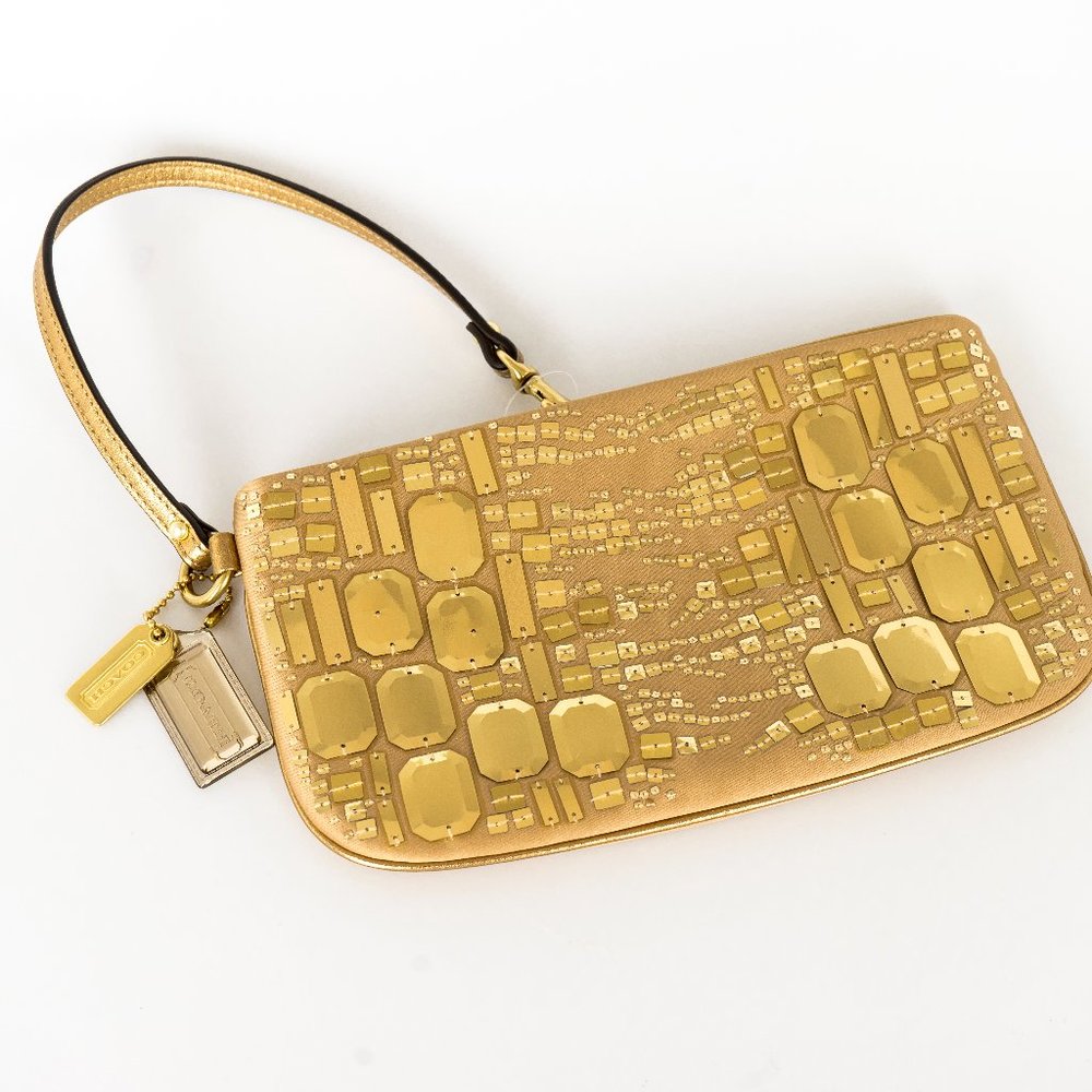 NWT Coach limited edition holiday wristlet